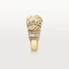 Prsten Cartier Libre Tressage, diamanty