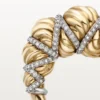 Prsten Cartier Libre Tressage, diamanty