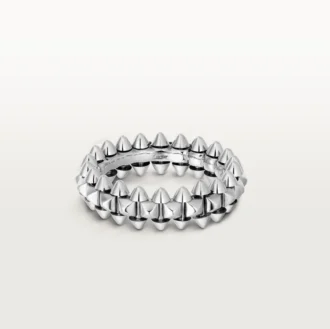 Prsten Clash De Cartier, malý model – bílé zlato – Cartier