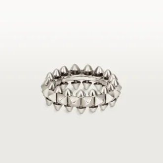 Prsten Clash De Cartier, střední model – bílé zlato – Cartier
