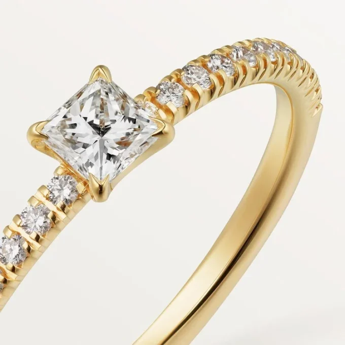 Prsten Etincelle De Cartier – žluté zlato, diamanty – Cartier