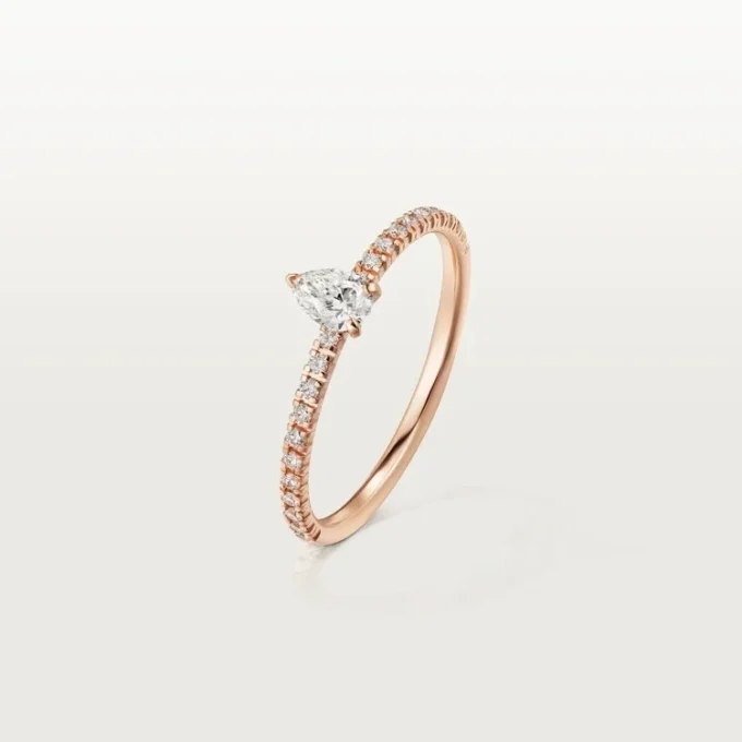 Prsten Etincelle De Cartier – růžové zlato, diamanty – Cartier
