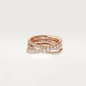 Prsten Etincelle De Cartier – růžové zlato, diamanty – Cartier