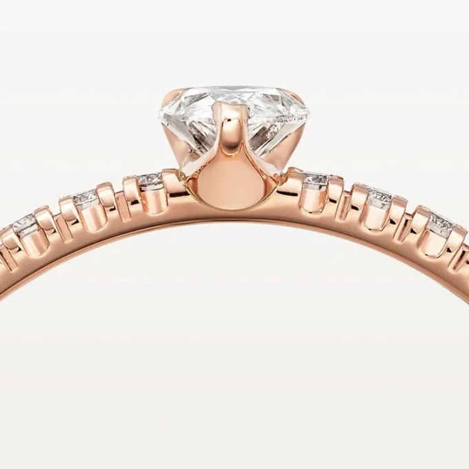 Prsten Etincelle De Cartier – růžové zlato, diamanty – Cartier
