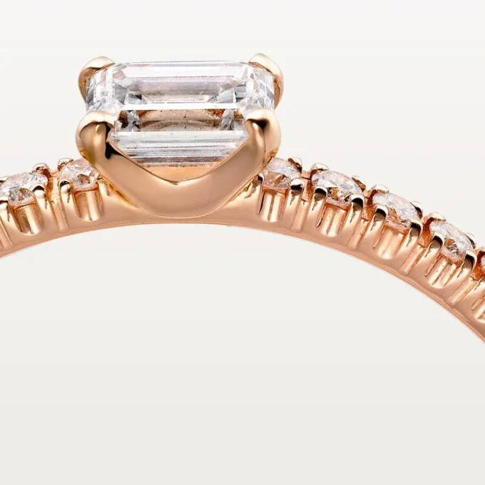 Prsten Etincelle De Cartier – růžové zlato, diamanty – Cartier