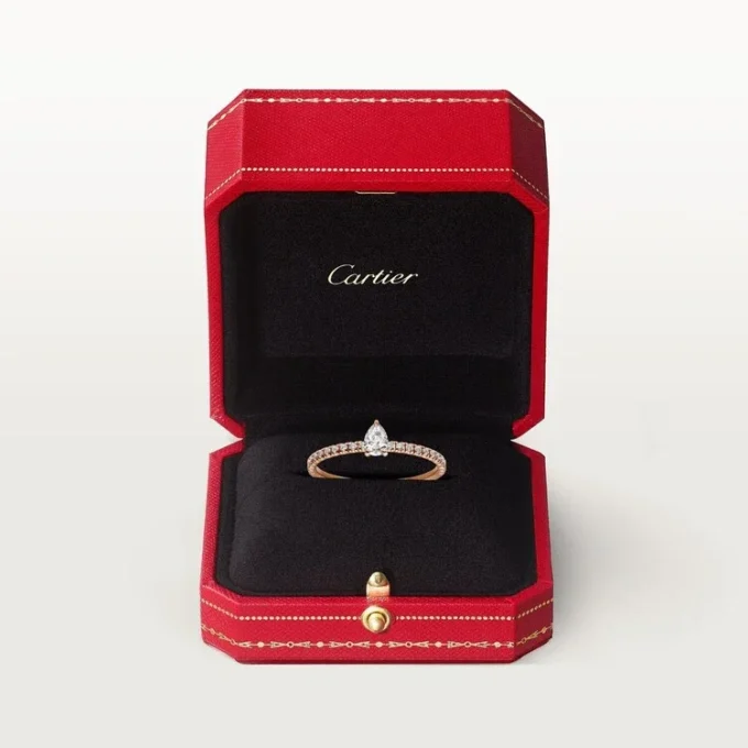 Prsten Etincelle De Cartier – růžové zlato, diamanty – Cartier