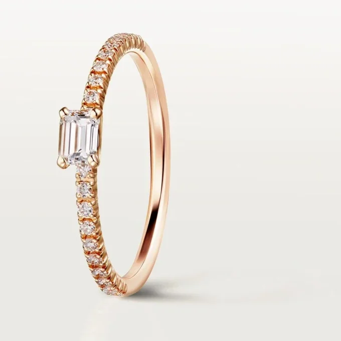 Prsten Etincelle De Cartier – růžové zlato, diamanty – Cartier