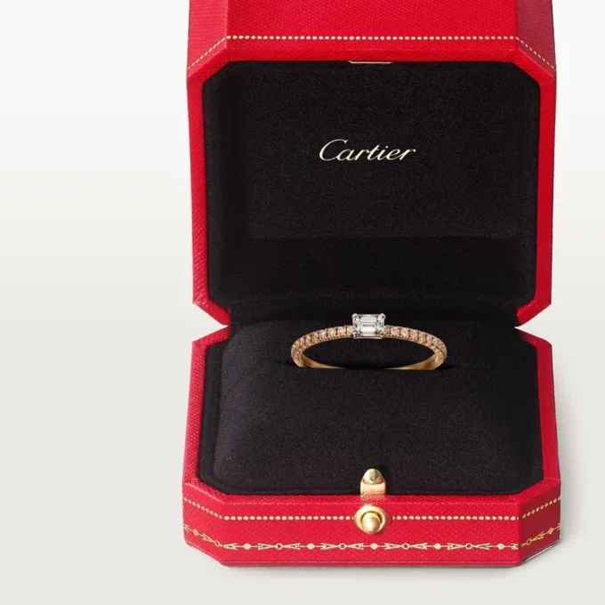 Prsten Etincelle De Cartier – růžové zlato, diamanty – Cartier