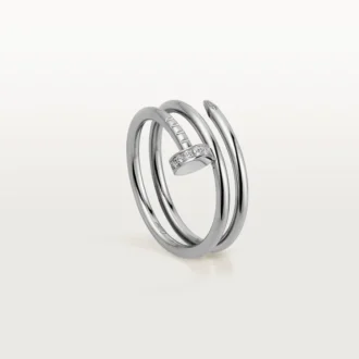 Prsten Juste Un Clou – bílé zlato, diamanty – Cartier