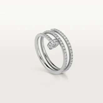Prsten Juste Un Clou – bílé zlato, diamanty – Cartier