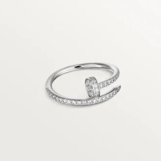 Prsten Juste Un Clou – bílé zlato, diamanty – Cartier