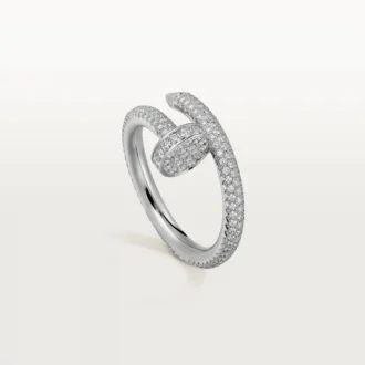 Prsten Juste Un Clou – bílé zlato, diamanty – Cartier