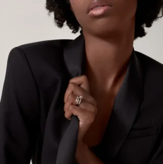 Prsten Juste Un Clou – bílé zlato, diamanty – Cartier
