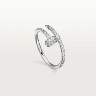 Prsten Juste Un Clou – bílé zlato, diamanty – Cartier