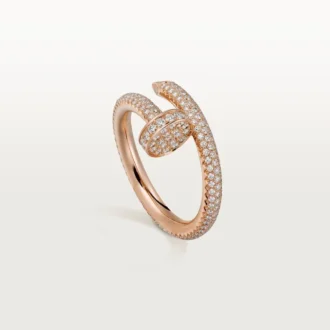 Prsten Juste Un Clou – růžové zlato, diamanty – Cartier