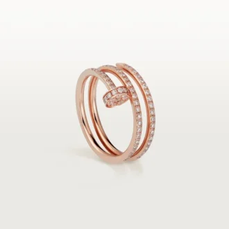 Prsten Juste Un Clou – růžové zlato, diamanty – Cartier