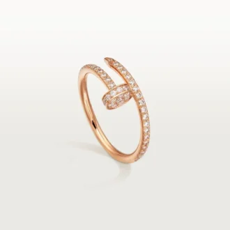 Prsten Juste Un Clou – růžové zlato, diamanty – Cartier