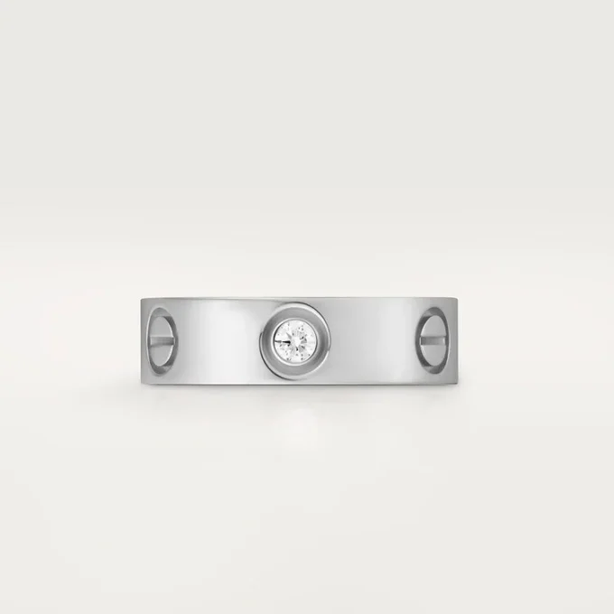 Prsten Love, 3 diamanty – bílé zlato, diamanty – Cartier