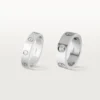 Prsten Love, 3 diamanty – bílé zlato, diamanty – Cartier