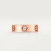 Prsten Love, 3 diamanty – růžové zlato, diamanty – Cartier
