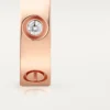 Prsten Love, 3 diamanty – růžové zlato, diamanty – Cartier