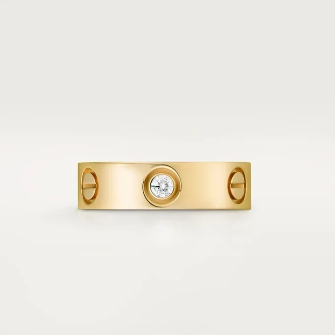 Prsten Love 3 Diamond – žluté zlato, klasický model | Cartier Us
