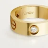 Prsten Love 3 Diamond – žluté zlato, klasický model | Cartier Us