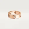 Prsten Love – růžové zlato, diamanty – Cartier