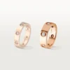 Prsten Love – růžové zlato, diamanty – Cartier