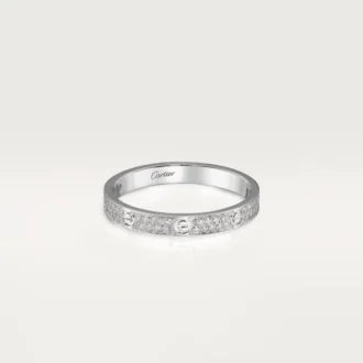 Prsten Love, velikost S – bílé zlato, diamanty – Cartier