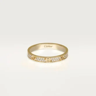 Prsten Love, velikost S – žluté zlato, diamanty – Cartier