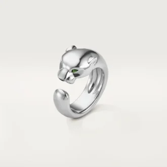 Prsten Panthere De Cartier – bílé zlato, tsavoritové granáty, onyx – Cartier