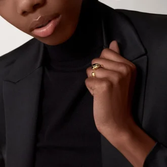 Prsten Panthere De Cartier – žluté zlato, onyx, tsavoritový granát – Cartier