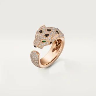 Prsten Panthere De Cartier, střední model, s pavé