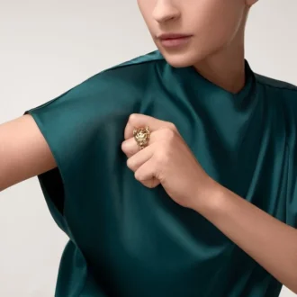 Prsten Panthere De Cartier – tsavorit a žluté zlato | Cartier Us