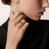 Prsten Trinity, klasický model, 5 diamantů