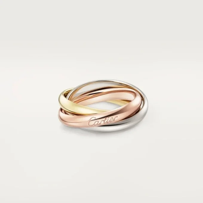 Prsten Trinity z trojbarevného zlata, klasický model | Cartier Us