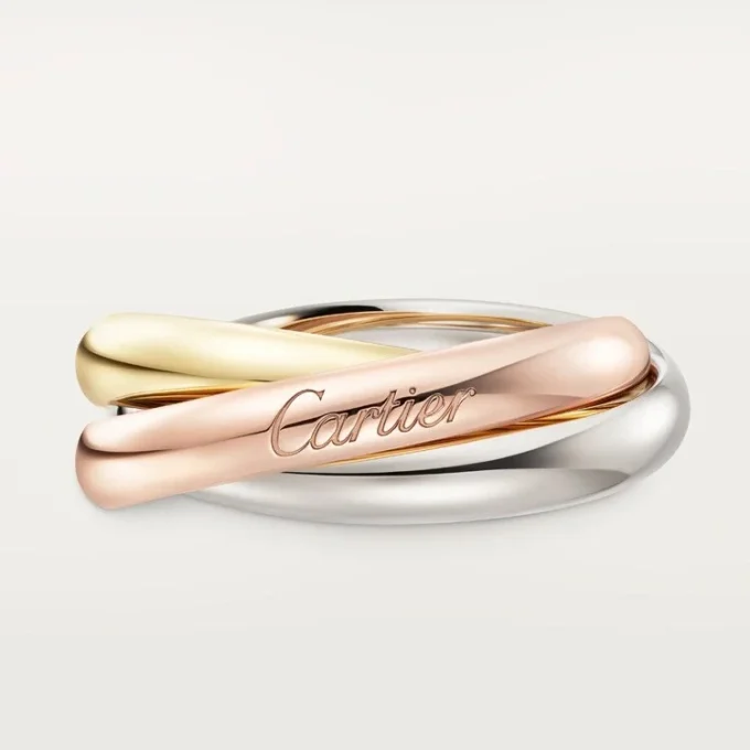 Prsten Trinity z trojbarevného zlata, klasický model | Cartier Us