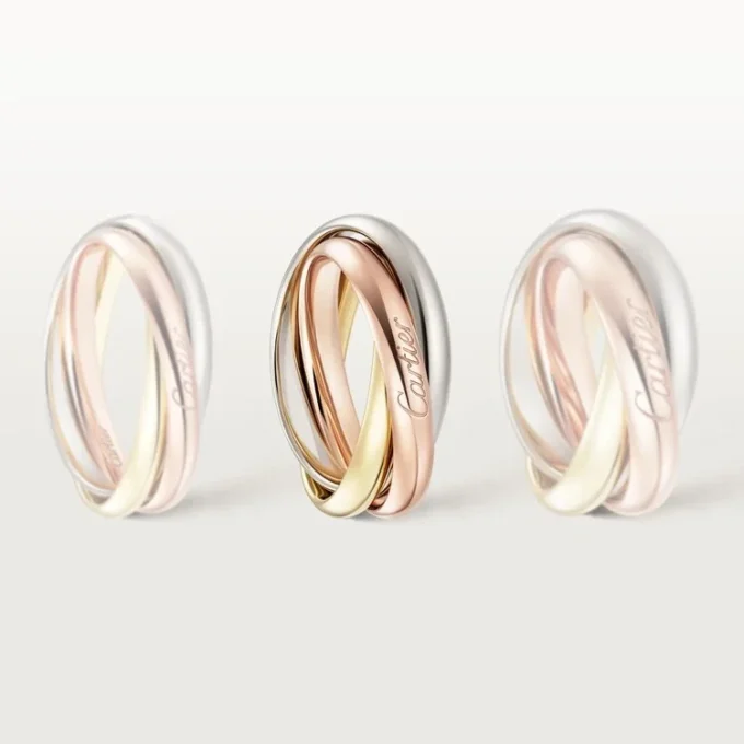 Prsten Trinity z trojbarevného zlata, klasický model | Cartier Us
