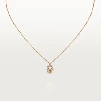 Přívěsek Srdce a symboly – růžové zlato, diamanty – Cartier