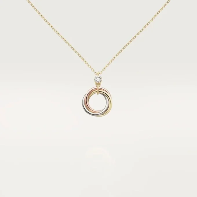 Přívěsek Trinity, 1 diamant