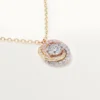 Přívěsek Trinity, 1 diamant, pavé
