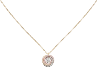 Přívěsek Trinity, 1 diamant, pavé