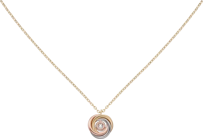 Přívěsek Trinity, 1 diamant, pavé