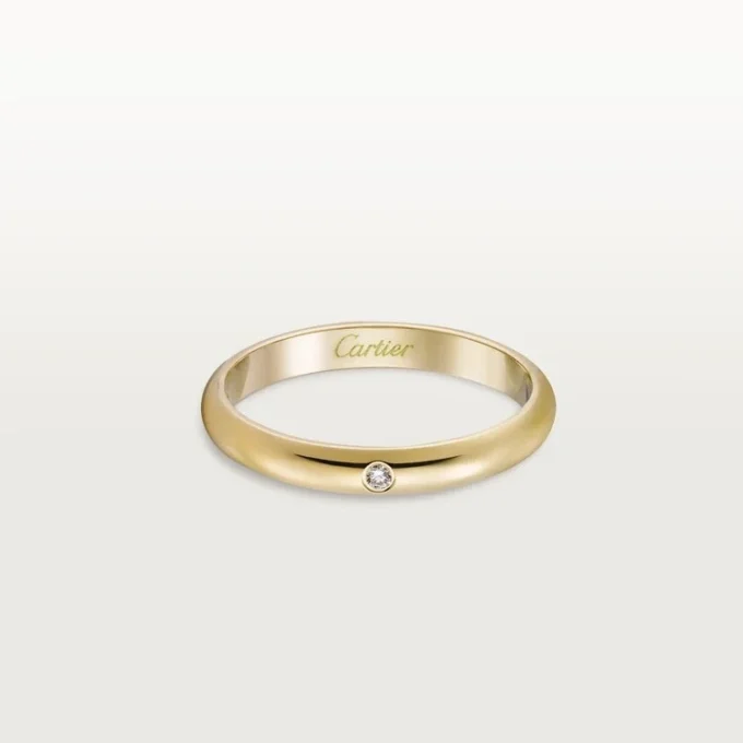 Snubní prsten 1895 – žluté zlato, diamant – Cartier