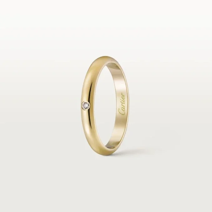 Snubní prsten 1895 – žluté zlato, diamant – Cartier