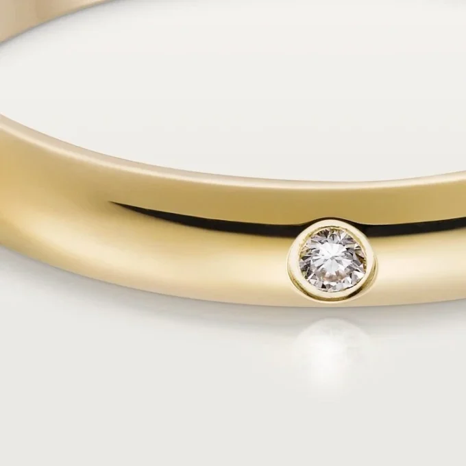 Snubní prsten 1895 – žluté zlato, diamant – Cartier