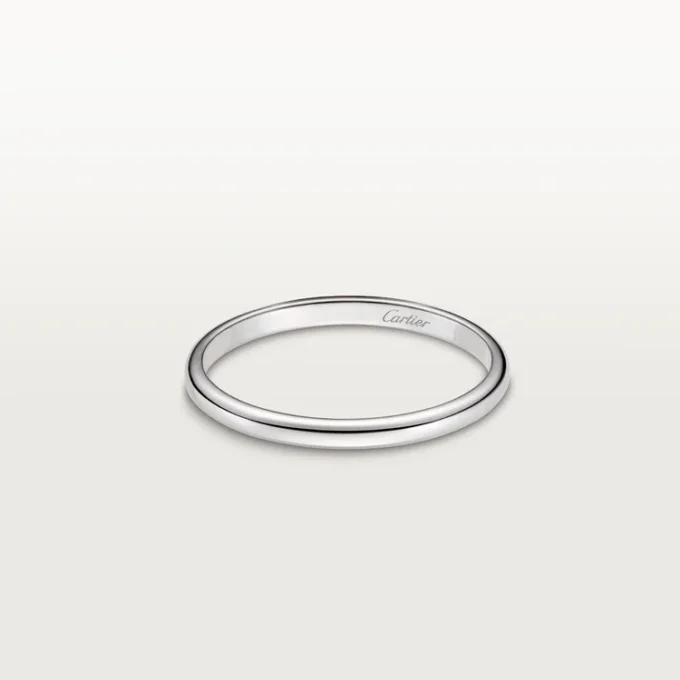 Snubní prsten 1895 – platina – Cartier