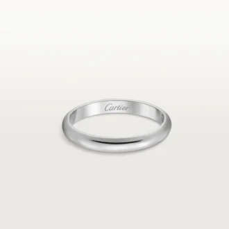 Snubní prsten 1895 – platina – Cartier
