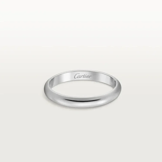 Snubní prsten 1895 – platina – Cartier